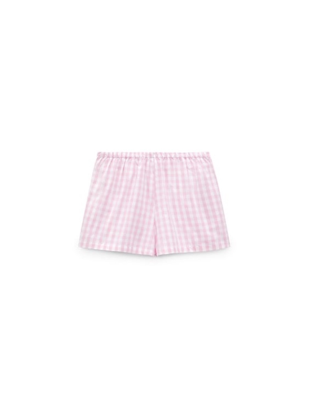 Zara x Barbie Pink Gingham Cotton Boxer Shorts
